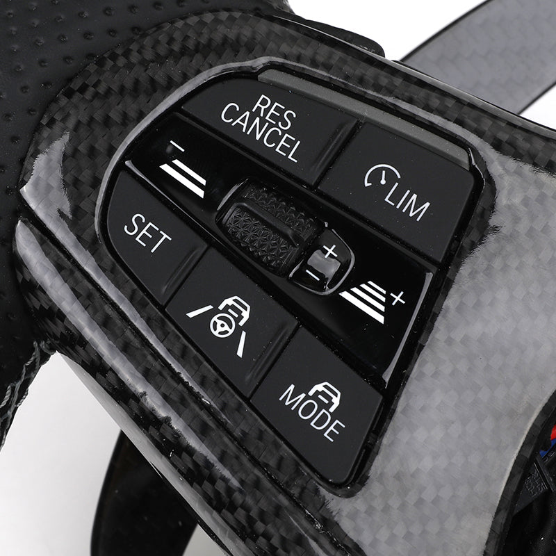 Volante BMW M Performance | Carbono Brillo, Display LED y Costura Tricolor
