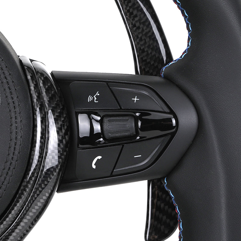 Volante BMW M Performance en Fibra de Carbono y Alcantara con Levas, M1/M2 y Race Display