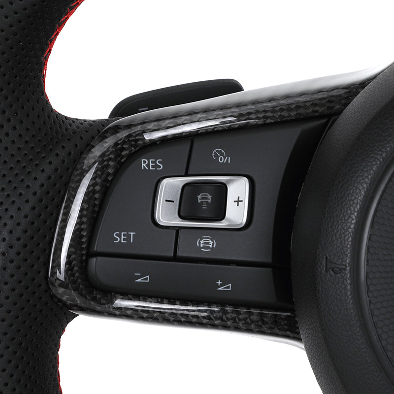 Volante Volkswagen R en Carbono y Alcantara | Levas + Multifunción