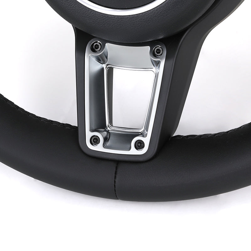 Volante Deportivo Porsche de Cuero Negro con Mandos Multifunción, Levas de Cambio y Airbag Incluido
