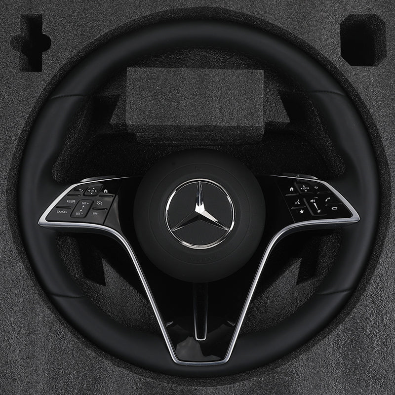 Volante Mercedes-Benz Deportivo en Cuero Negro | Multifunción y Levas