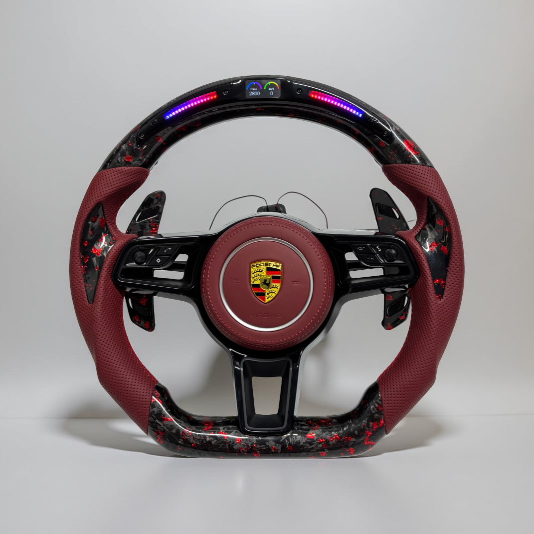 Volante Porsche – Carbono Forjado con Display LED