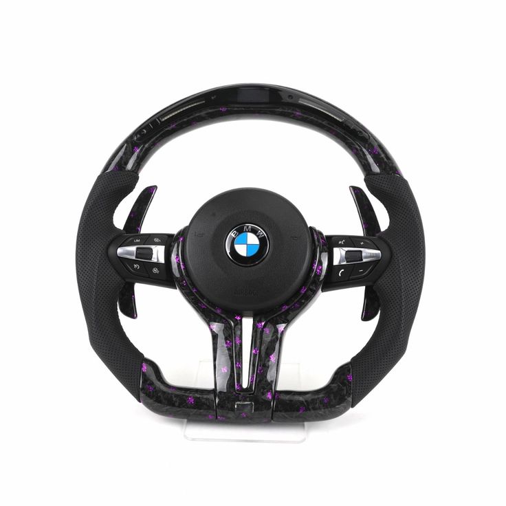 Volante BMW M – Carbono Forjado Violeta Display LED