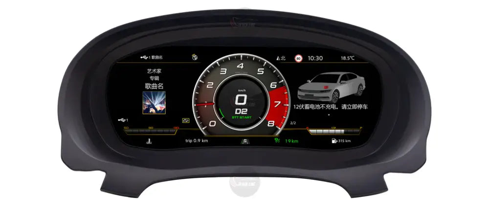 Cuadro Digital LCD para Volkswagen Golf 6 y Sharan