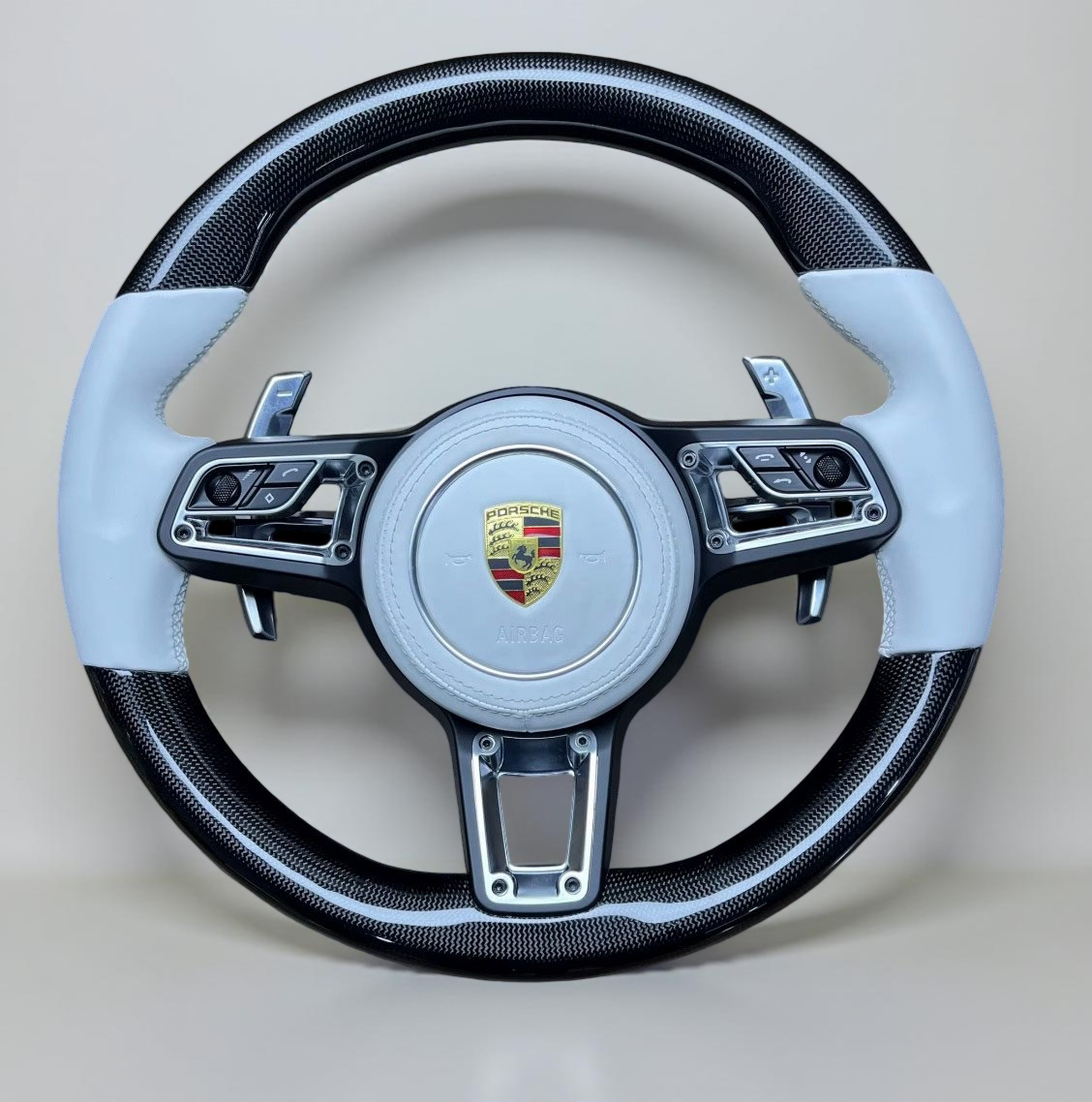 Volante Porsche – Carbono y Cuero