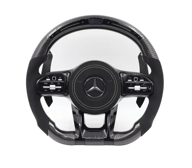 Volante Mercedes-Benz AMG – Fibra de Carbono con Pantalla LED