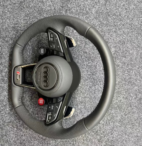 Volante Audi RS – Cuero Microperforado - BlackLine Custom