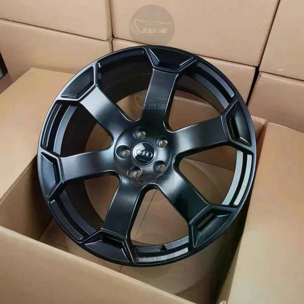 Llantas Deportivas Estilo Audi de Cinco Radios – Negro
