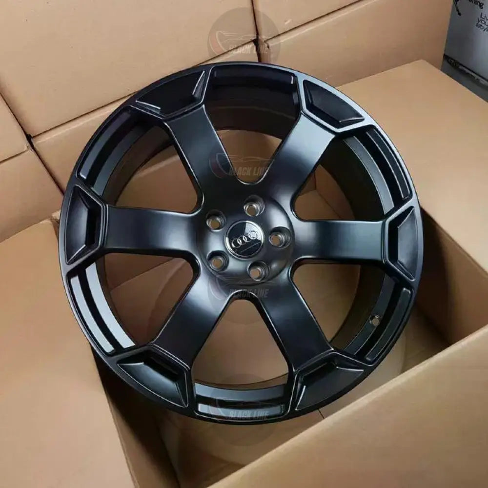 Llantas Deportivas Estilo Audi de Cinco Radios – Negro
