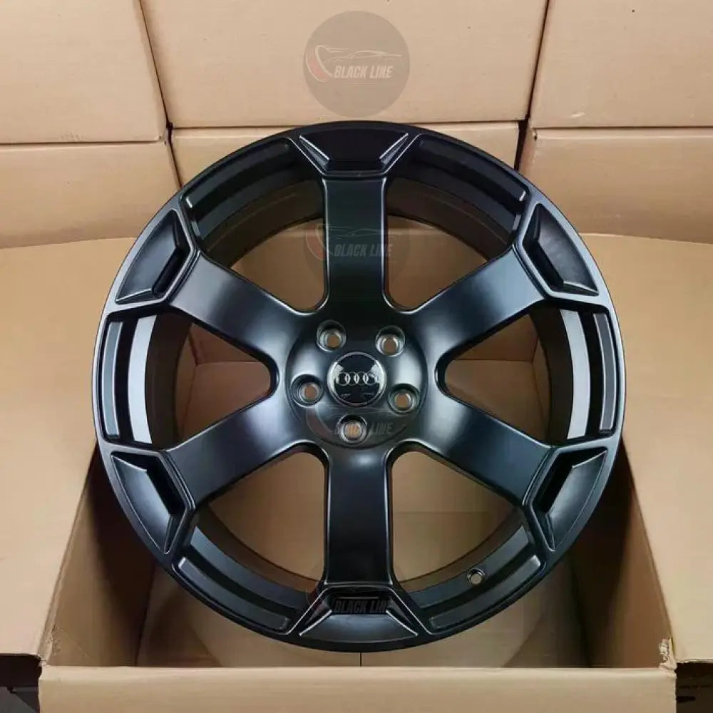 Llantas Deportivas Estilo Audi de Cinco Radios – Negro