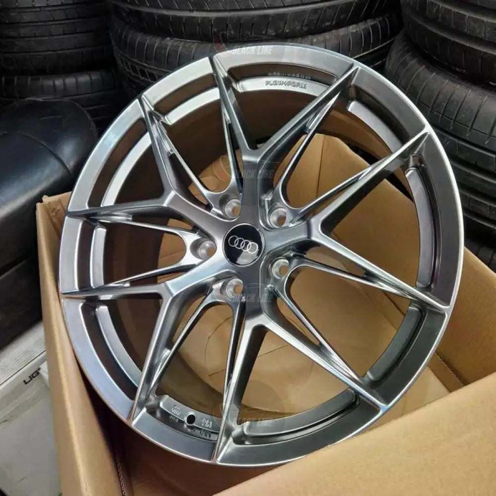 Llantas Deportivas Estilo Audi de Diez Radios Finos – Gris Grafito