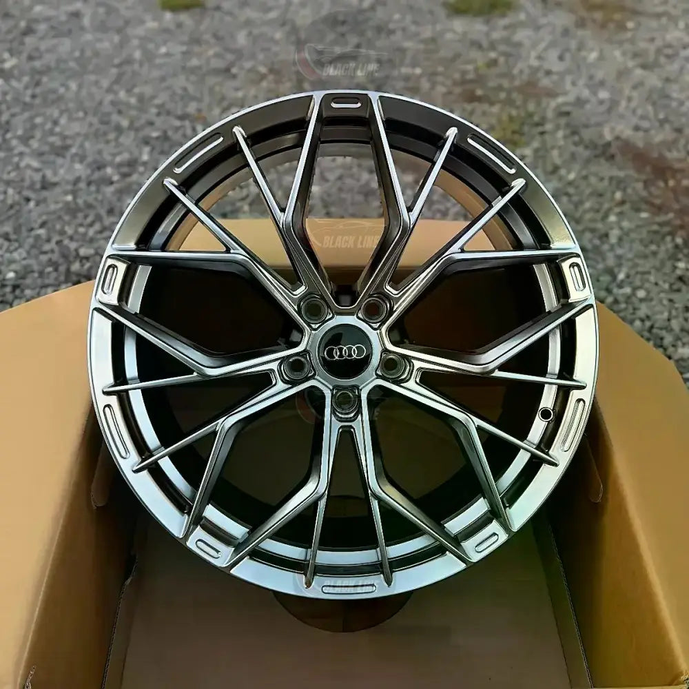 Llantas Deportivas Estilo Audi de Multirradio fino – Gris Grafito
