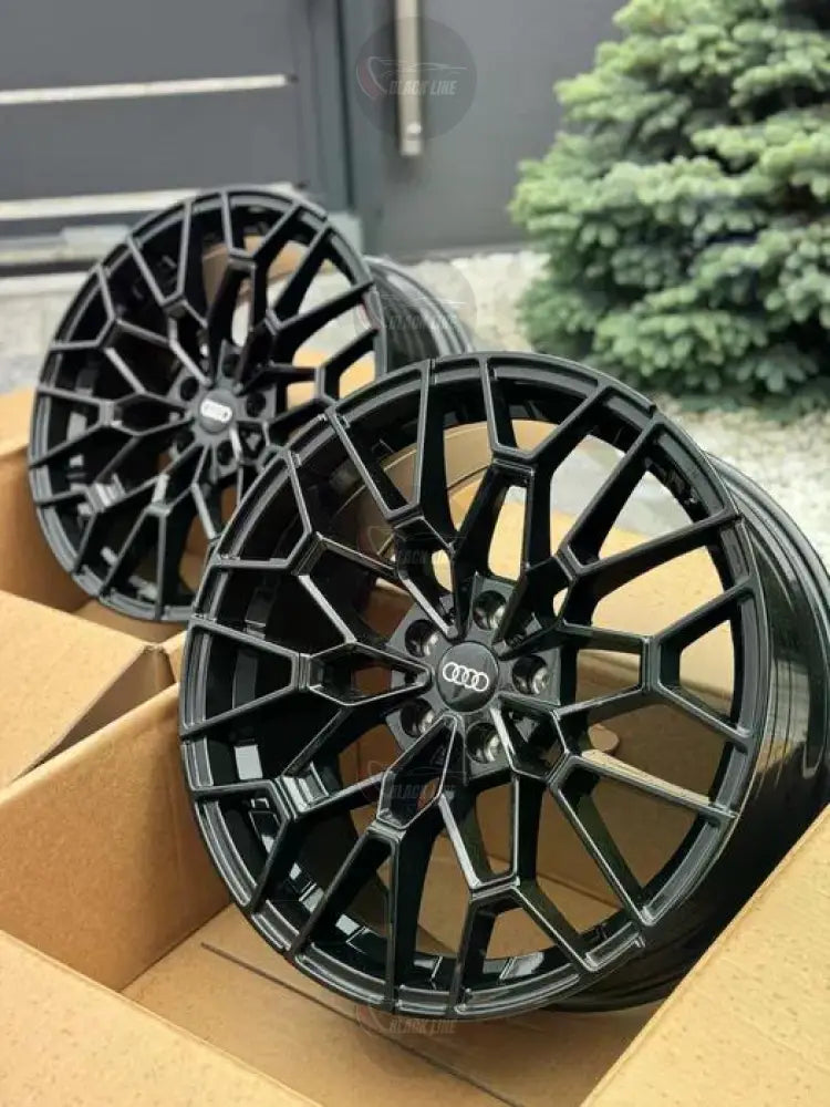 Llantas Deportivas Estilo Audi Multirradio Geométrico – Gris Grafito