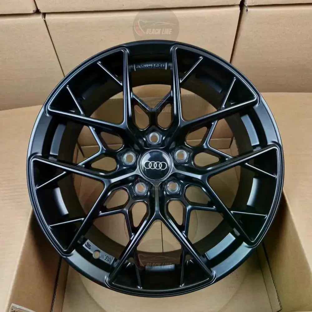 Llantas Deportivas Estilo Audi Multirradio Geométrico – Negro
