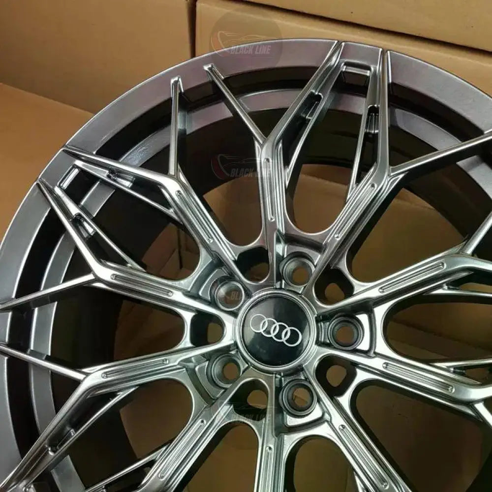 Llantas Deportivas Estilo Audi Multirradio Ramificado – Gris Grafito