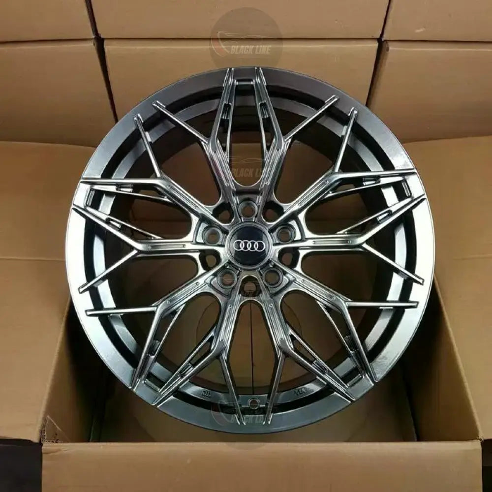 Llantas Deportivas Estilo Audi Multirradio Ramificado – Gris Grafito