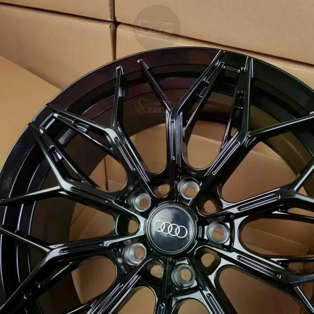 Llantas Deportivas Estilo Audi Multirradio Ramificado – Negro