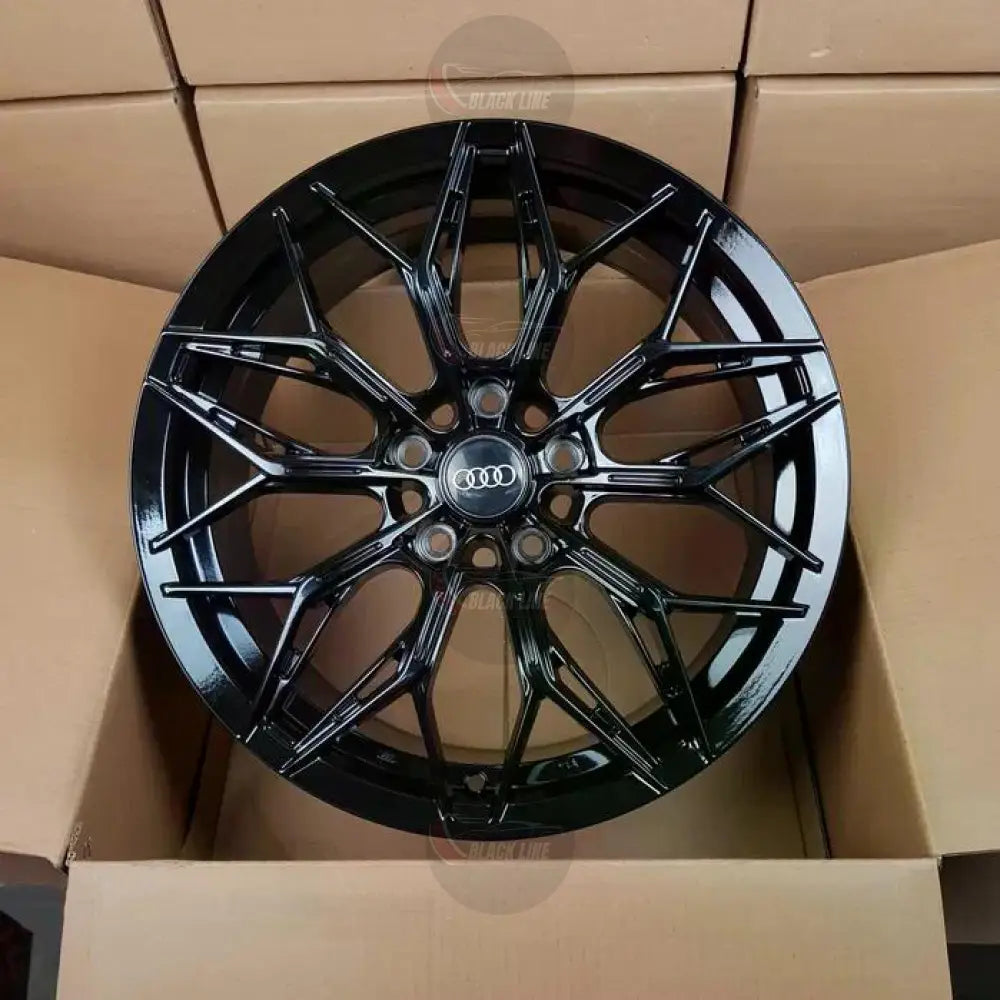 Llantas Deportivas Estilo Audi Multirradio Ramificado – Negro