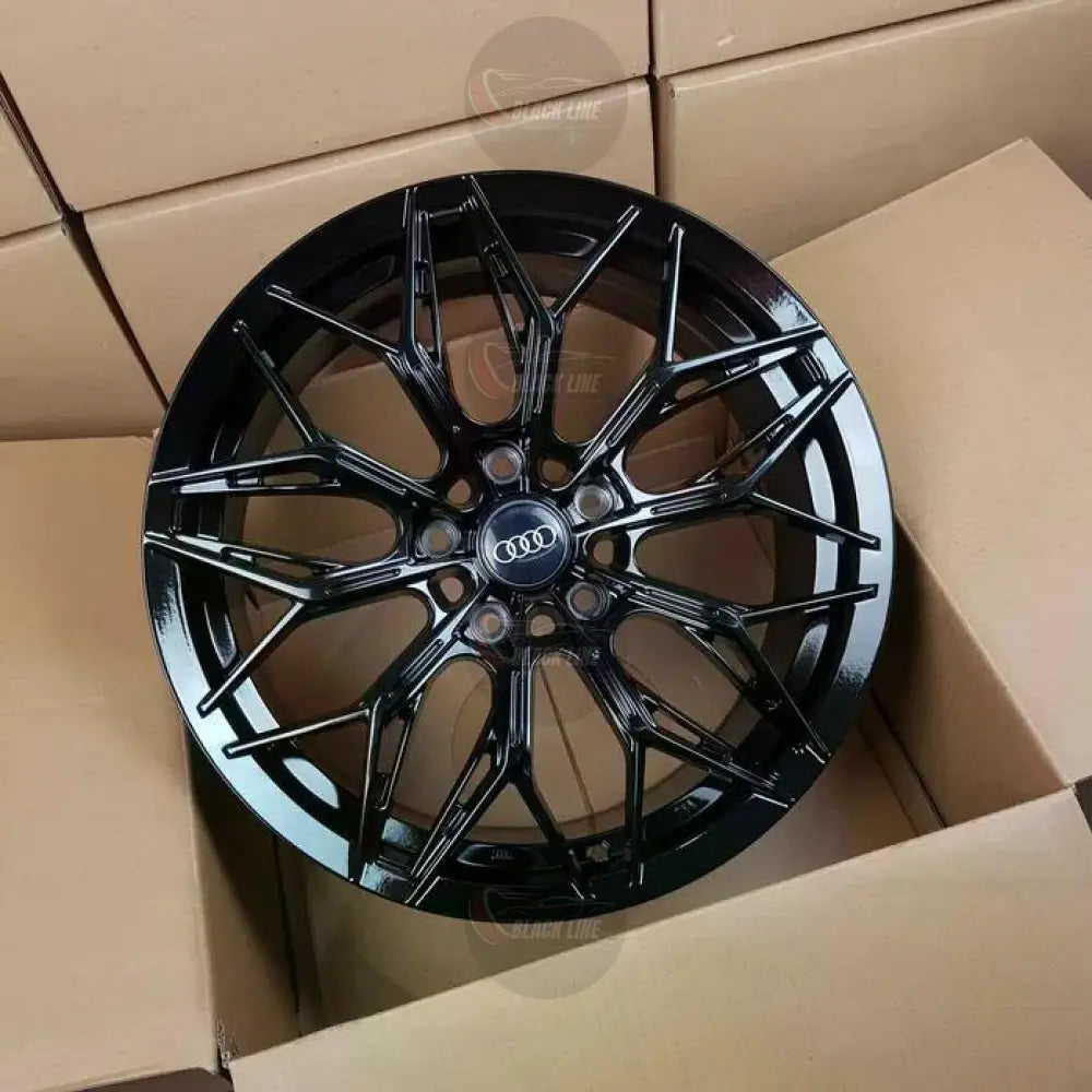 Llantas Deportivas Estilo Audi Multirradio Ramificado – Negro
