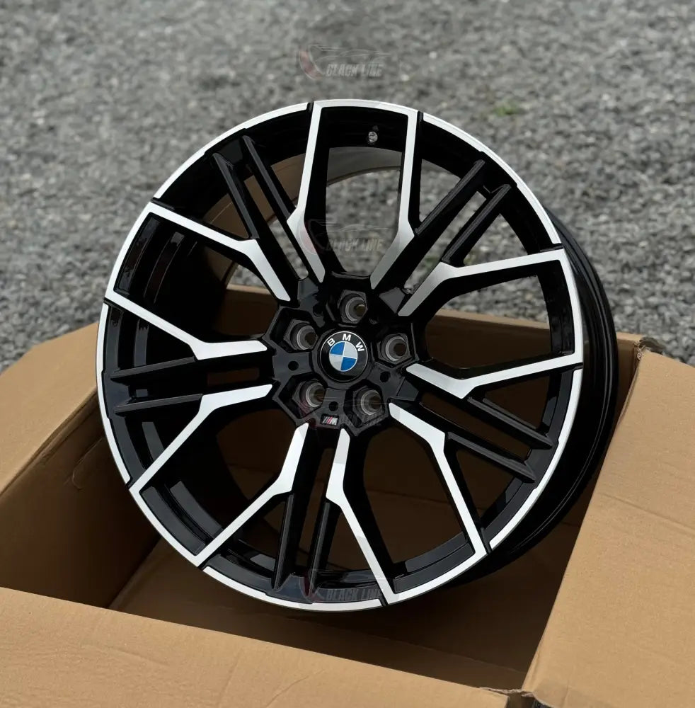 Llantas Deportivas Estilo BMW con Radios En Y – Negro y Plata