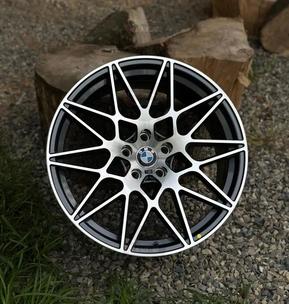 Llantas Deportivas Estilo BMW con Radios En Y – Negro y Plata