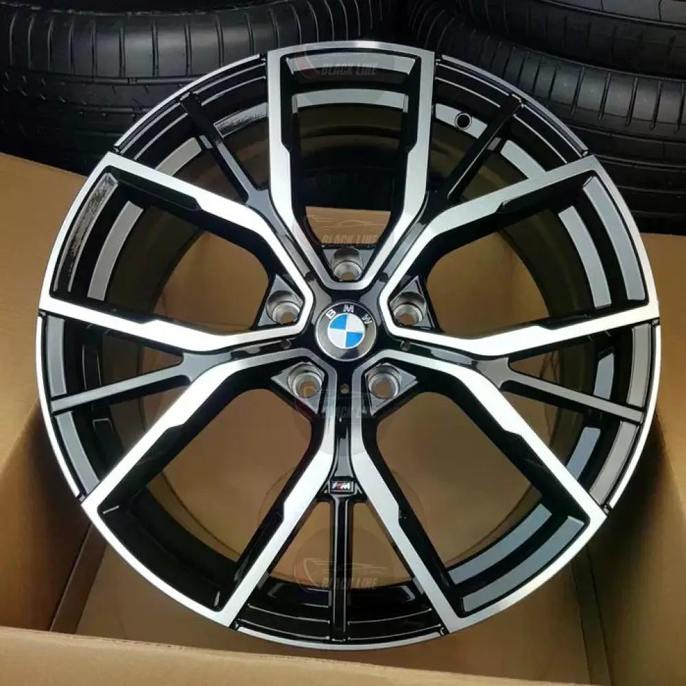 Llantas Deportivas Estilo BMW con Radios En Y – Negro y Plata