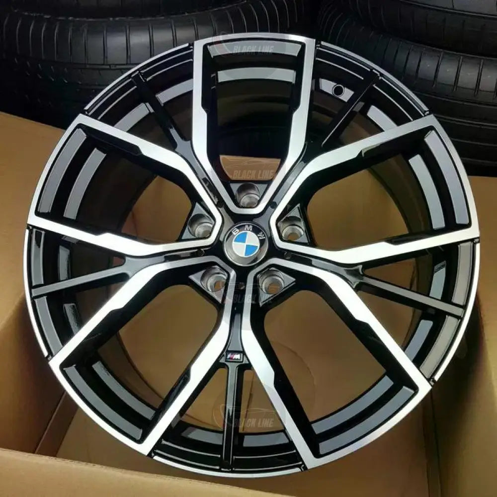 Llantas Deportivas Estilo BMW con Radios En Y – Negro y Plata