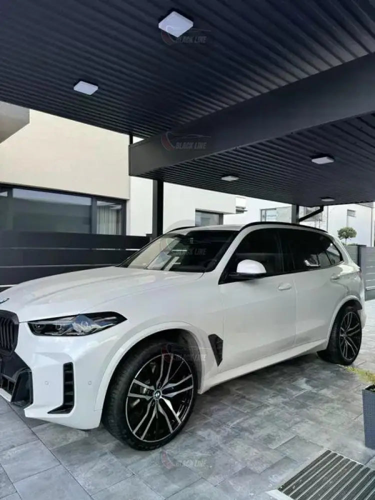 Llantas Deportivas Estilo BMW de Cinco Radios Dobles – Negro y Plata