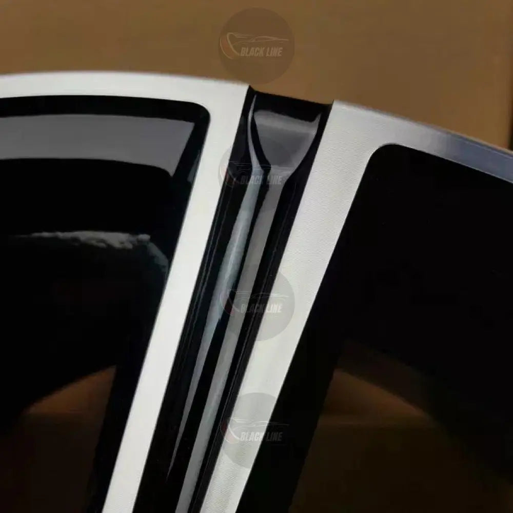 Llantas Deportivas Estilo BMW de Cinco Radios Dobles – Negro y Plata