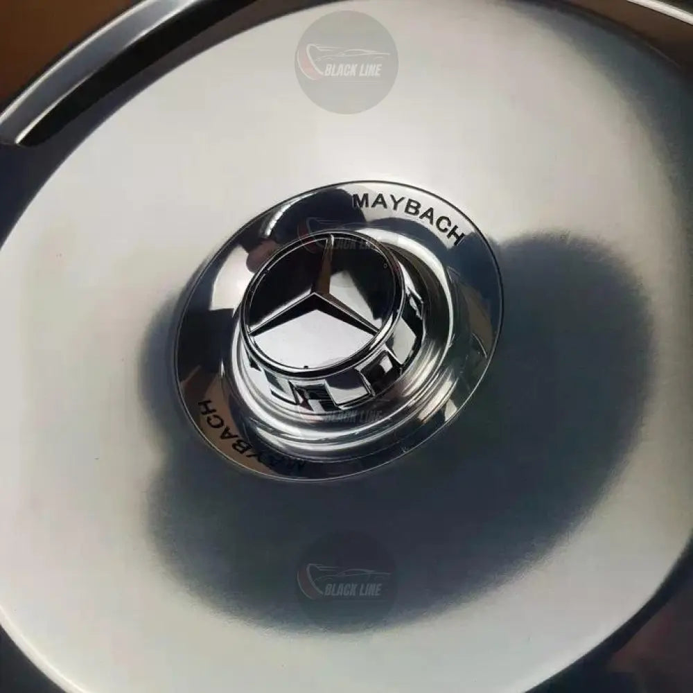 Llantas Deportivas Estilo Mercedes con Diseño de Disco Con Aberturas – Negro y Plata