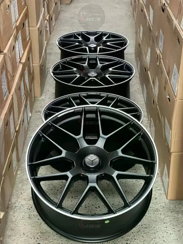 Llantas Deportivas Estilo Mercedes de Diez Radios – Gris Grafito