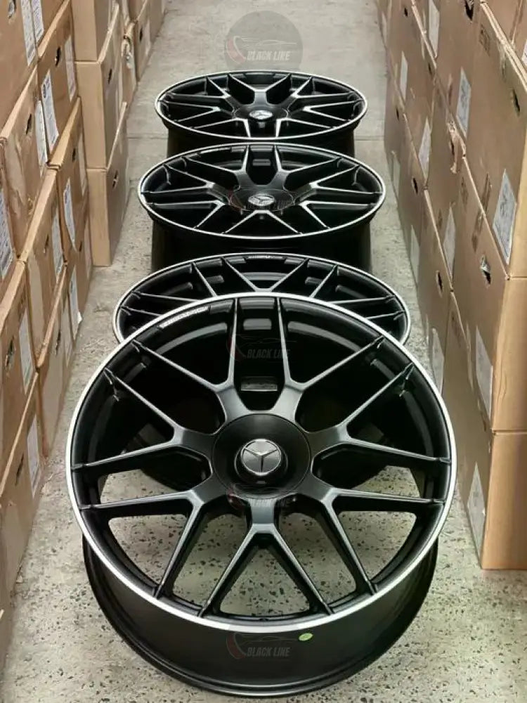 Llantas Deportivas Estilo Mercedes de Diez Radios – Gris Grafito