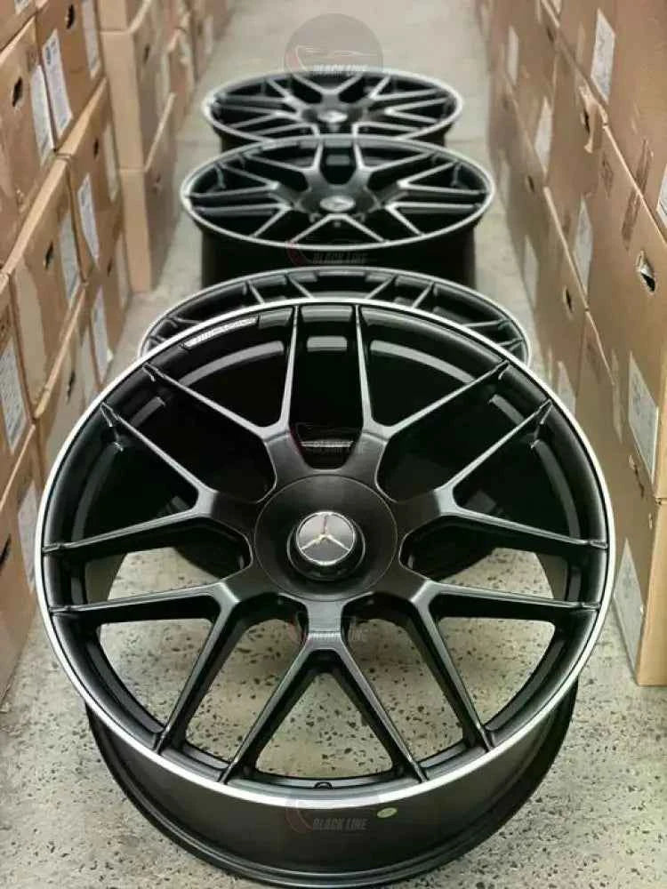 Llantas Deportivas Estilo Mercedes de Diez Radios – Gris Grafito