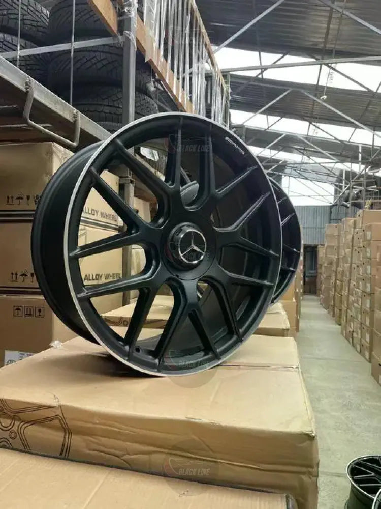 Llantas Deportivas Estilo Mercedes de Diez Radios – Gris Grafito