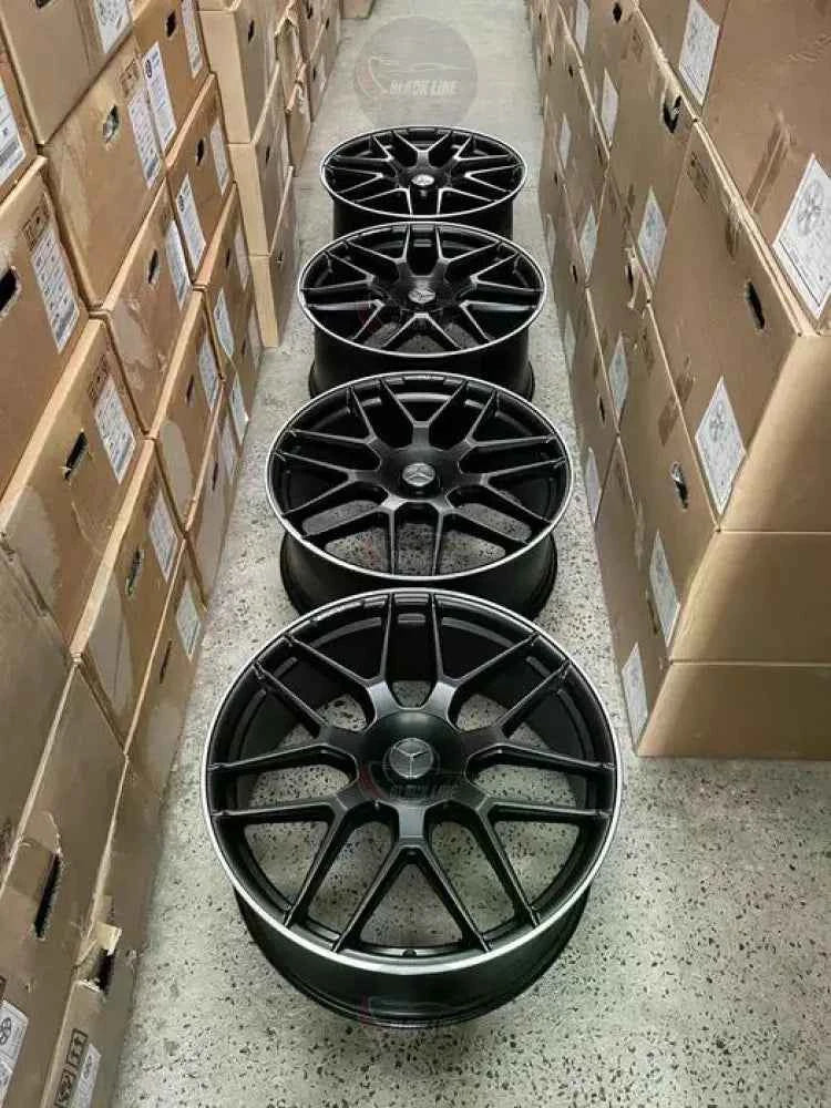 Llantas Deportivas Estilo Mercedes de Diez Radios – Gris Grafito