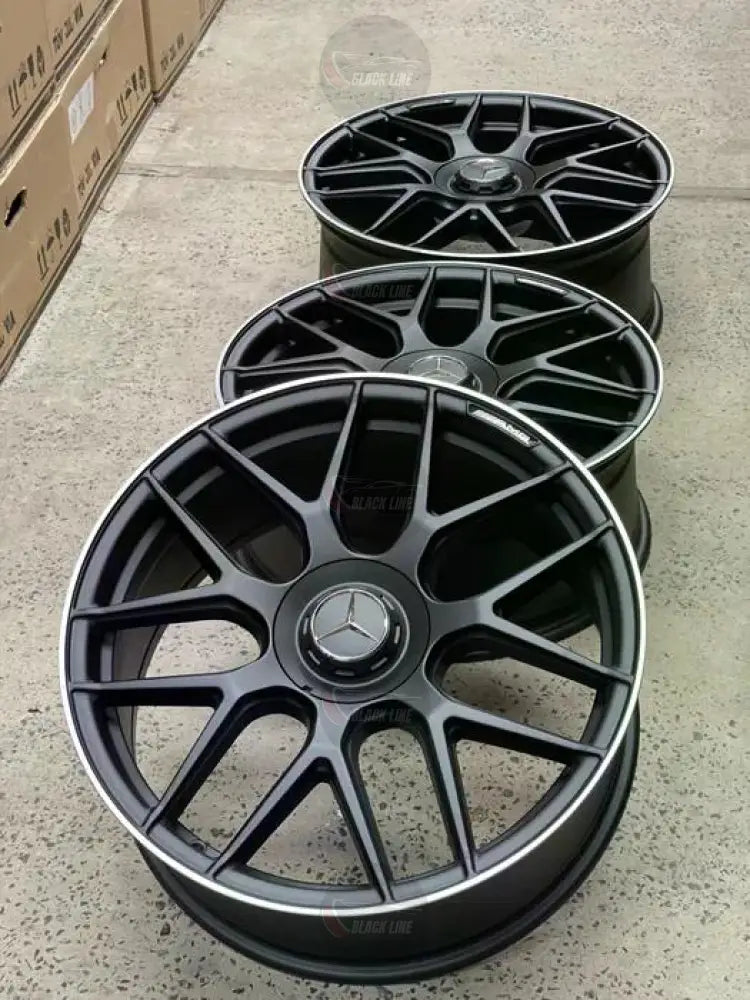 Llantas Deportivas Estilo Mercedes de Diez Radios – Gris Grafito