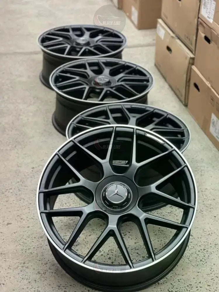 Llantas Deportivas Estilo Mercedes de Diez Radios – Gris Grafito