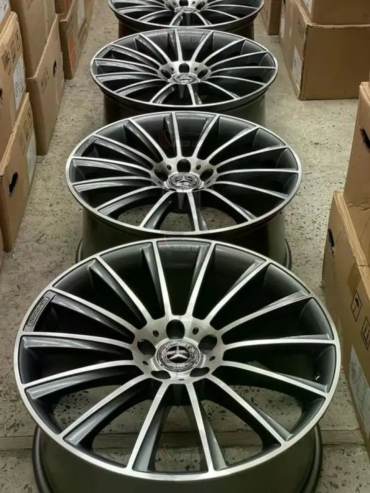 Llantas Deportivas Estilo Mercedes Multirradio Fino – Plata