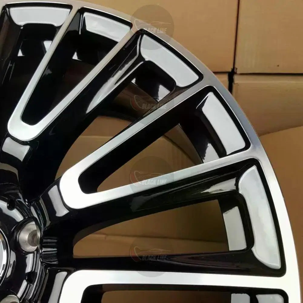 Llantas Deportivas Estilo Mercedes Multirradio Radial – Negro y Plata