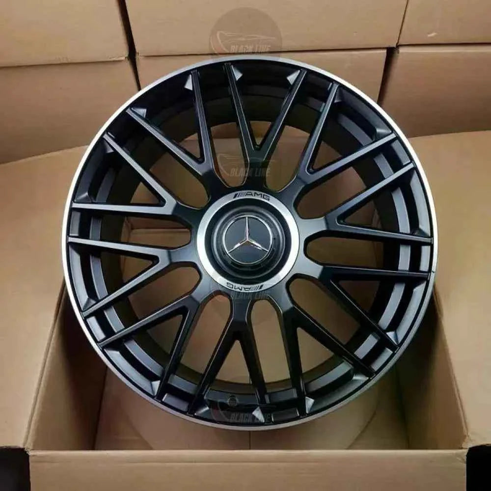 Llantas Deportivas Estilo Mercedes Multirradio Radial – Negro y Plata