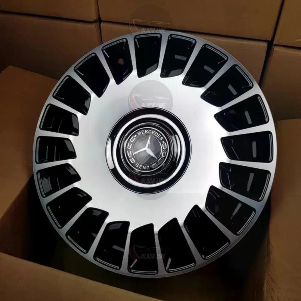 Llantas Deportivas Estilo Mercedes Multirradio Radial – Negro y Plata