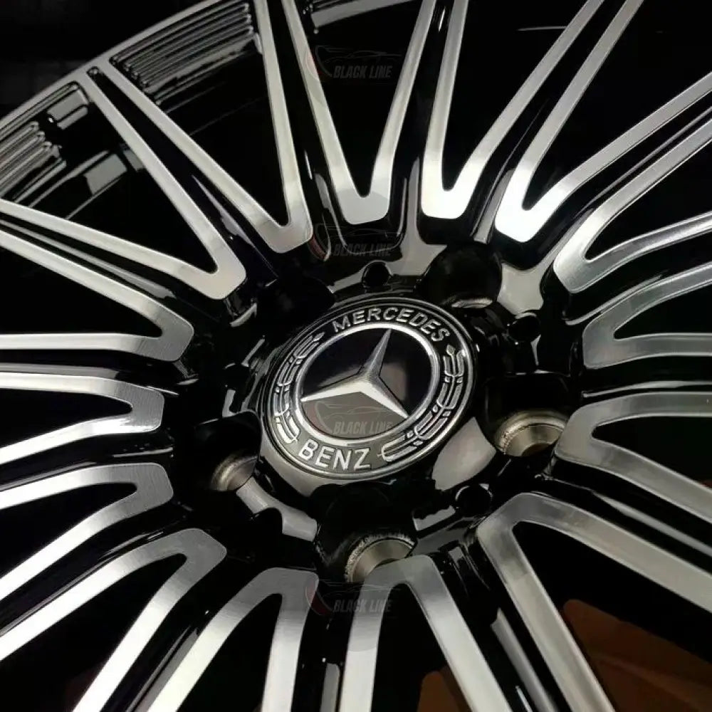 Llantas Deportivas Estilo Mercedes Multirradio Radial – Negro y Plata