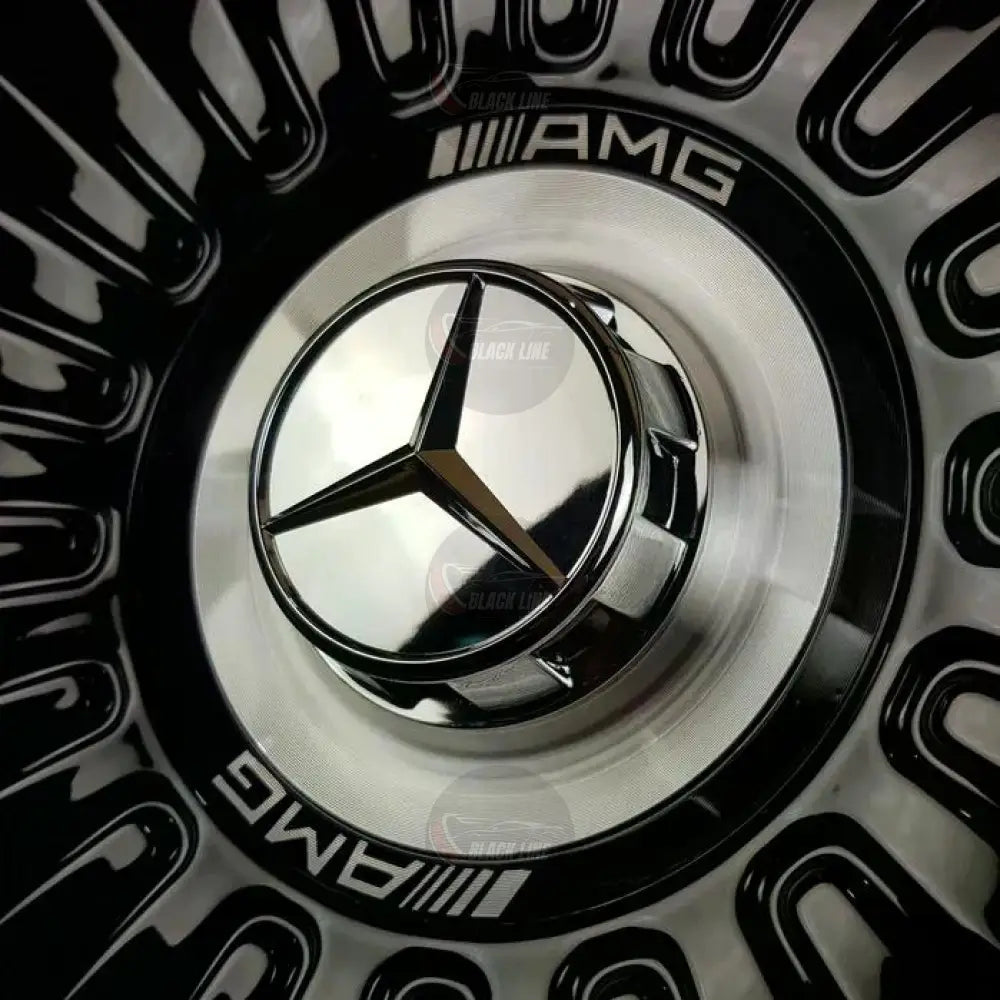 Llantas Deportivas Estilo Mercedes Multirradio Radial – Negro y Plata