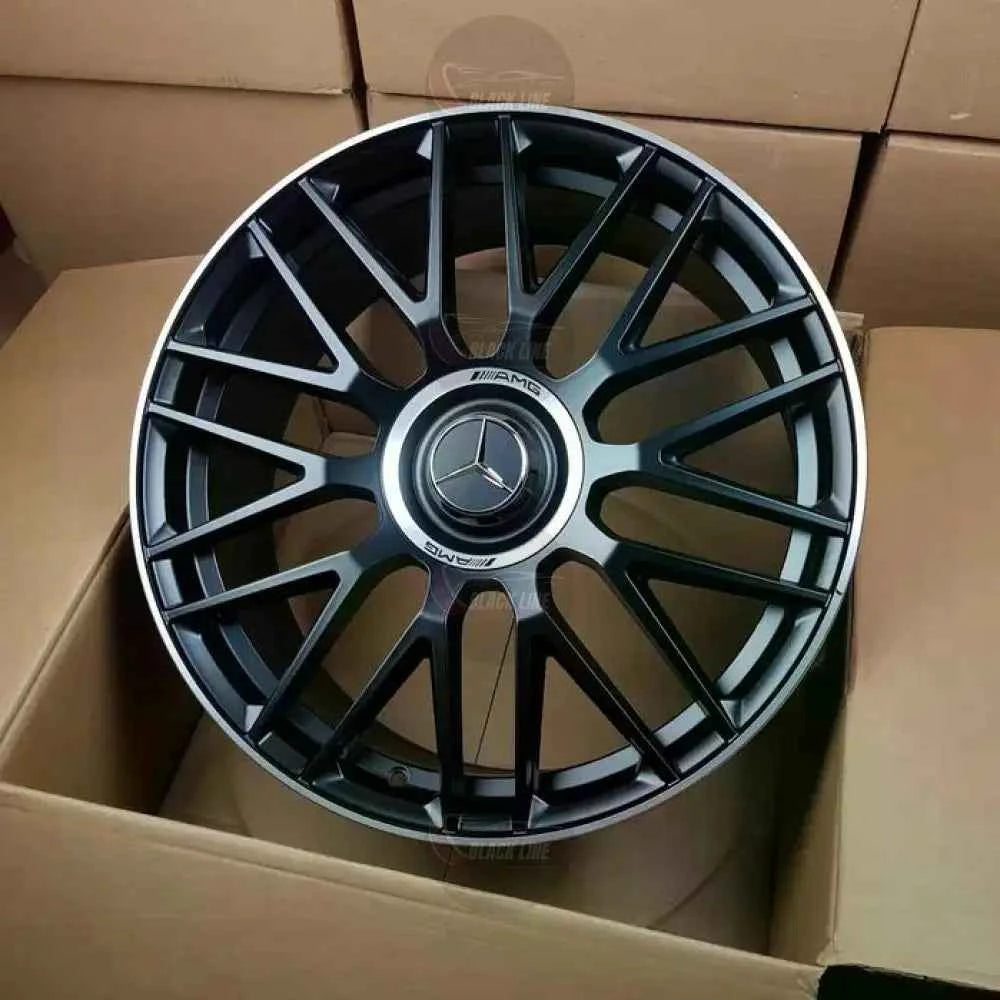 Llantas Deportivas Estilo Mercedes Multirradio Radial – Negro y Plata