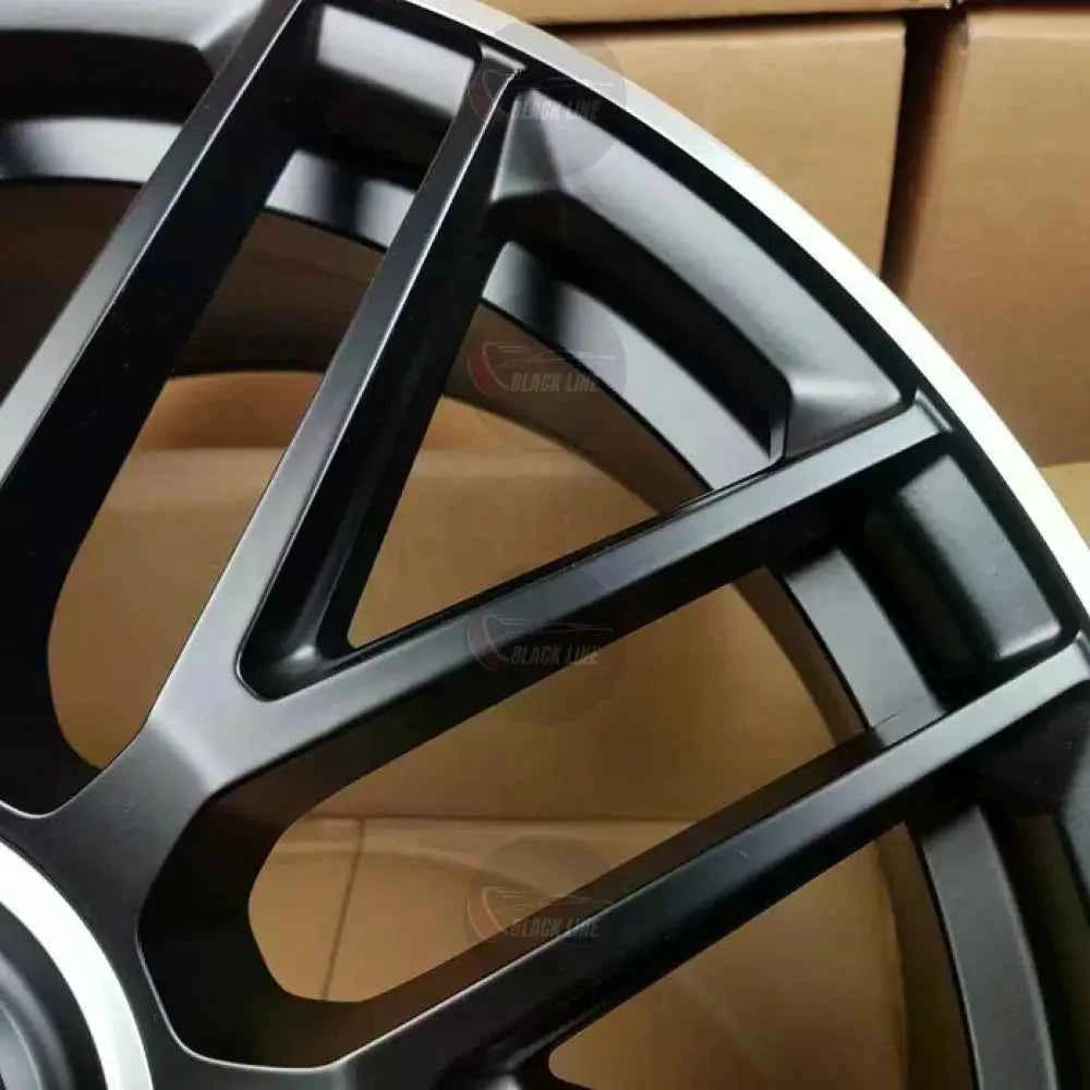 Llantas Deportivas Estilo Mercedes Multirradio Radial – Negro y Plata