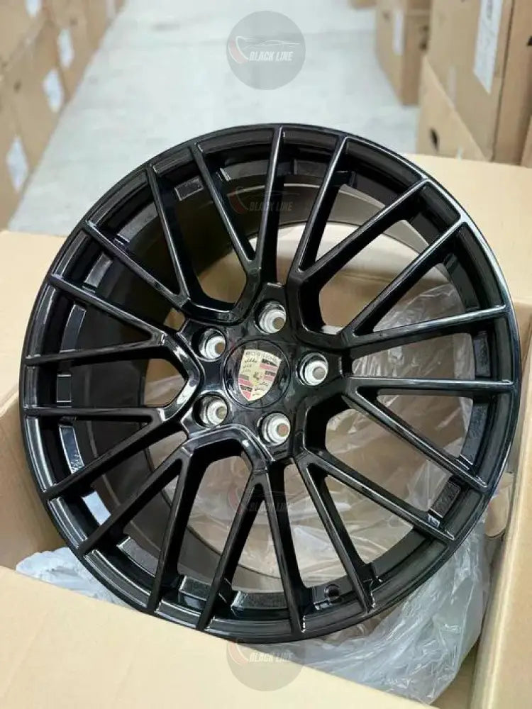Llantas Deportivas Estilo Porsche Multirradio Fino – Negro