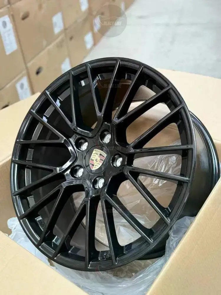Llantas Deportivas Estilo Porsche Multirradio Fino – Negro