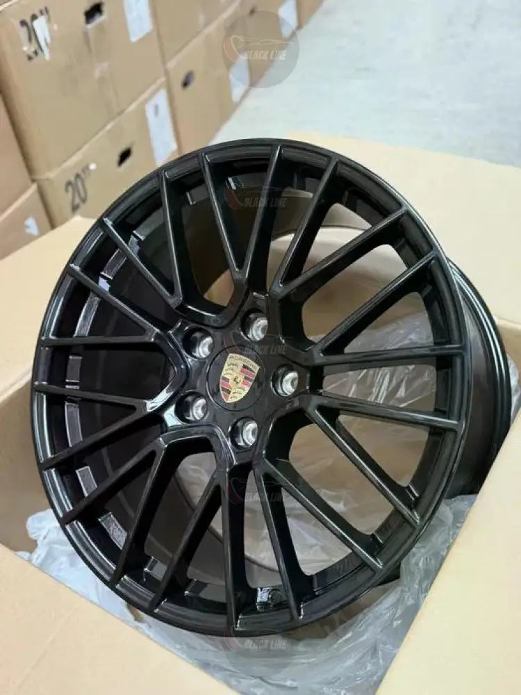 Llantas Deportivas Estilo Porsche Multirradio Fino – Negro