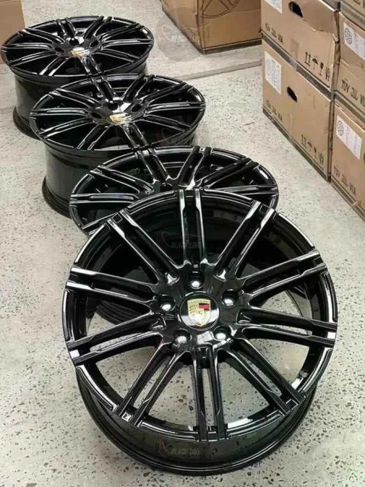 Llantas Deportivas Estilo Volkswagen Multirradio Ramificado – Negro