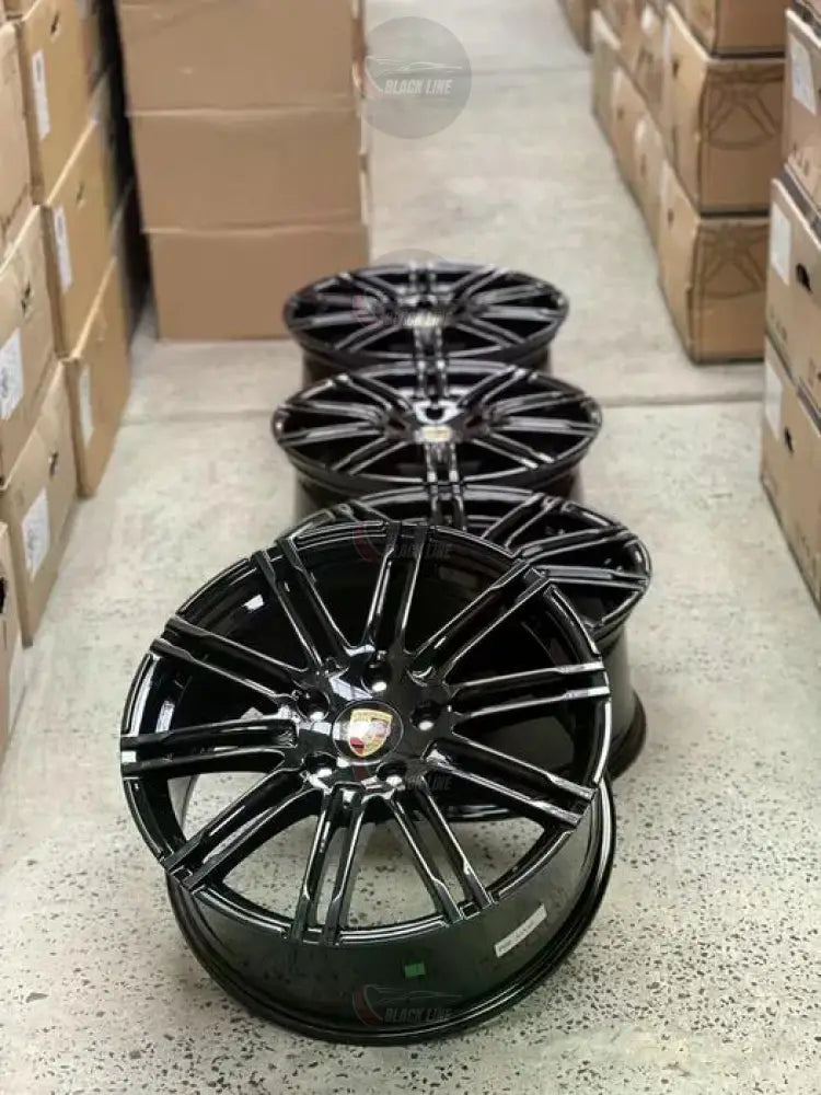 Llantas Deportivas Estilo Volkswagen Multirradio Ramificado – Negro